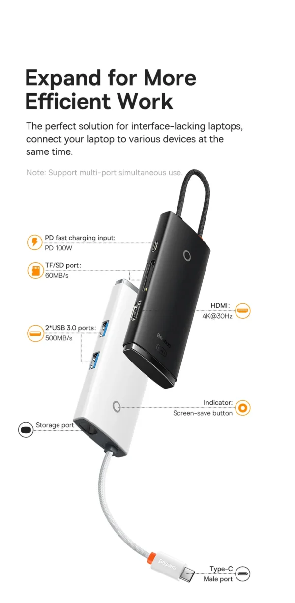 HUB USB C 4K com HDMI - Imagem 12