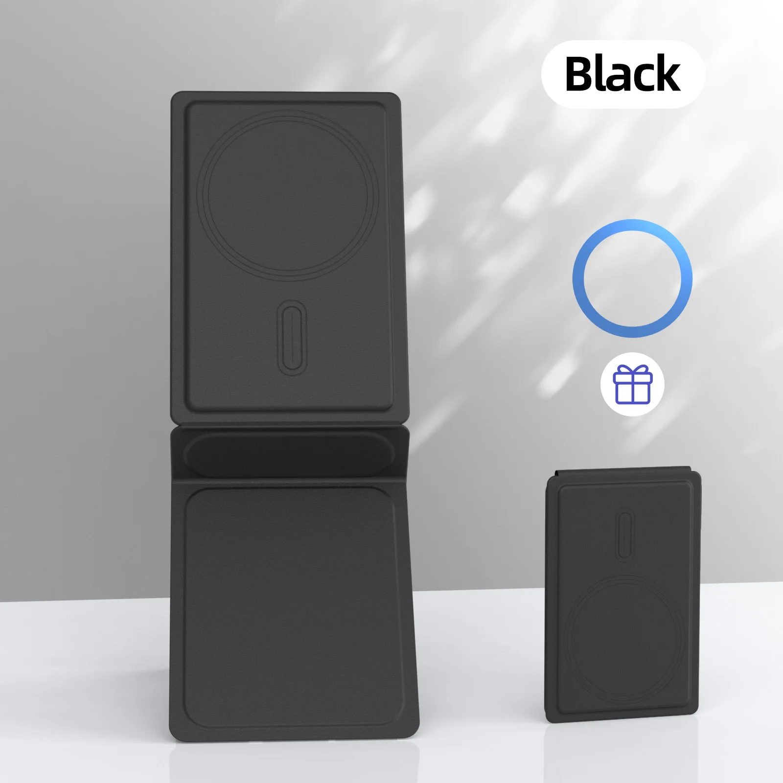 Suporte Magnético GOOJODOQ Ultra Fino para Smartphone - Preto