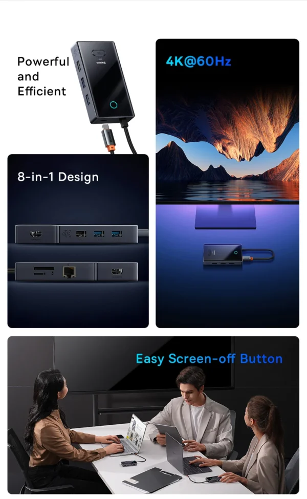 Hub Adaptador USB C 8 em 1 Pioneer Joy - Imagem 8