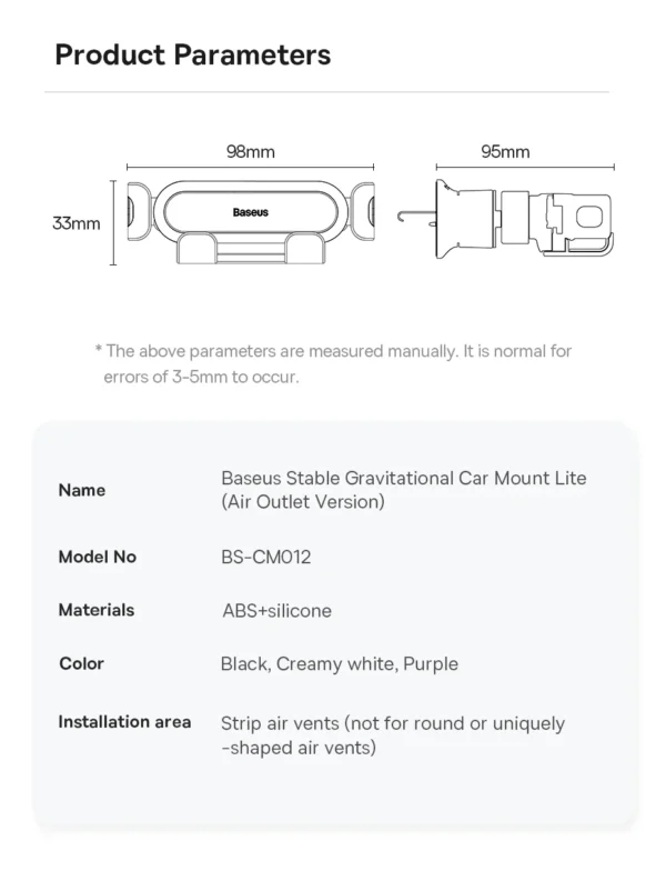 Suporte de Smartphone para Saída de Ar - Imagem 21