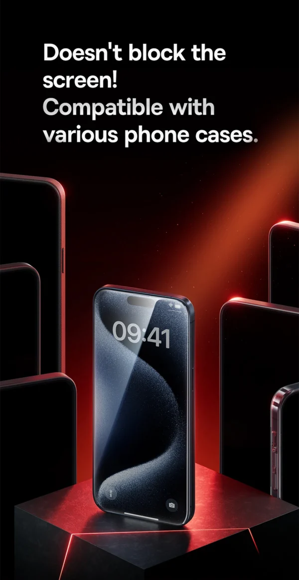 Película Protetora 3D Curvo Corning para iPhone 15 e 16 - Imagem 16