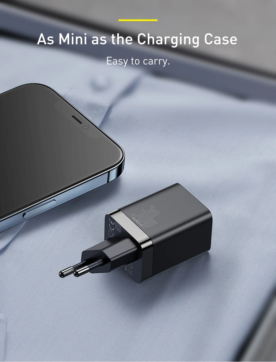 Kit Carregador 30W PD USB Tipo C + Cabo - Imagem 9