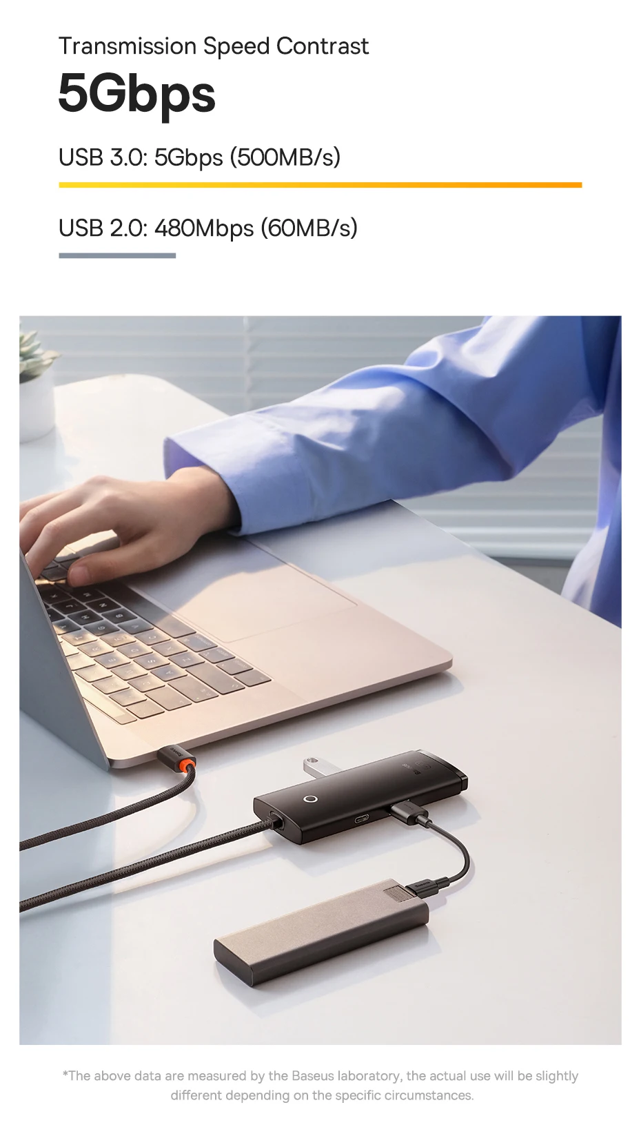 HUB USB Lite 4 em 1 USB 3.0 - Imagem 10