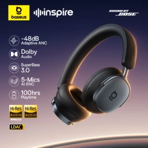 Headset Baseus Inspire XH1 com Cancelamento de Ruído
