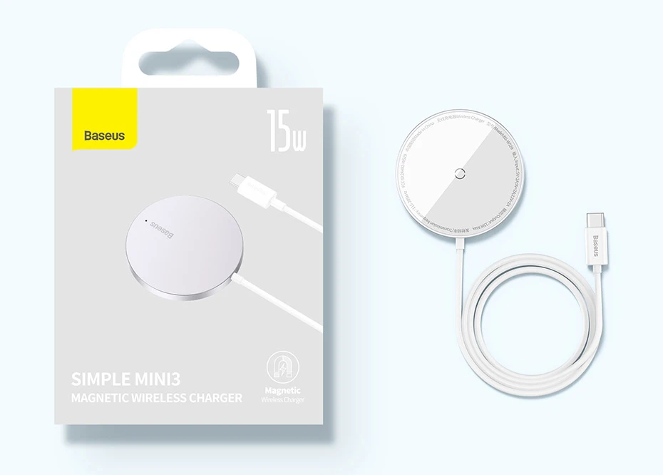 Carregador Magnético Sem Fio Mini3 15W - Imagem 22