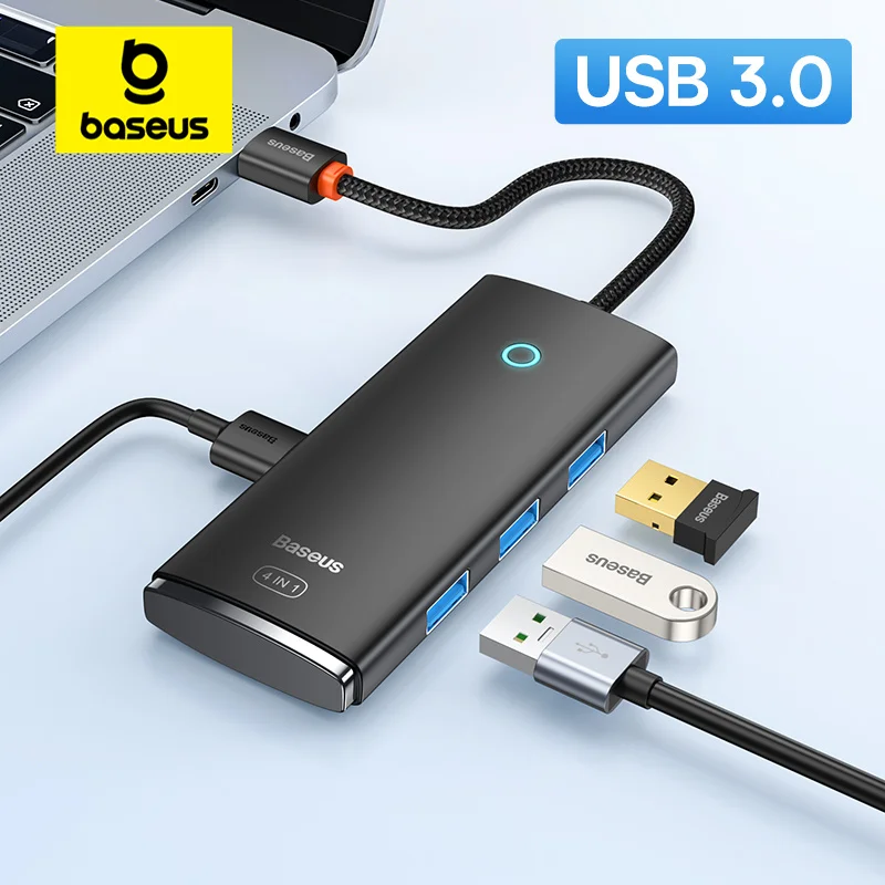 HUB USB Lite 4 em 1 USB 3.0