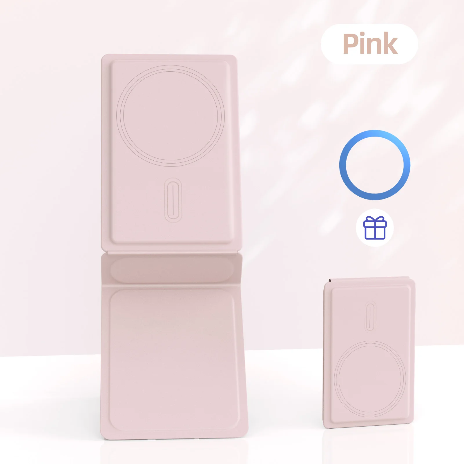 Suporte Magnético GOOJODOQ Ultra Fino para Smartphone - Rosa