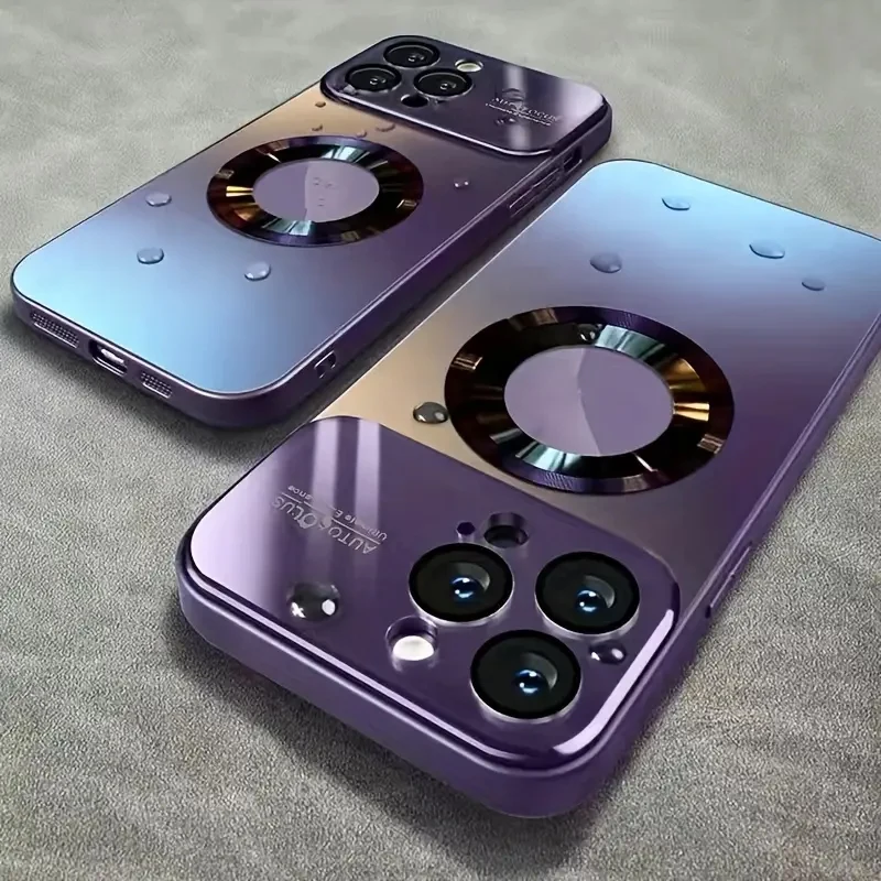 Capa Protetora Magnética para iPhone - Roxo