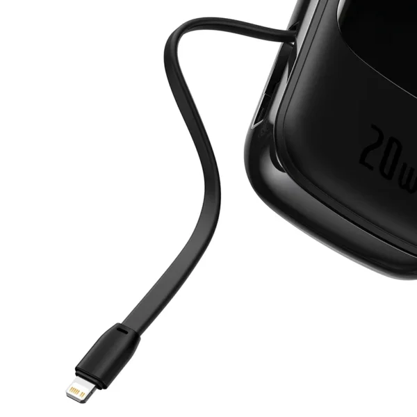 Preto com Cabo Para iPhone 20W