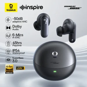 Fone de Ouvido Baseus Inspire XP1 com Cancelamento de Ruído