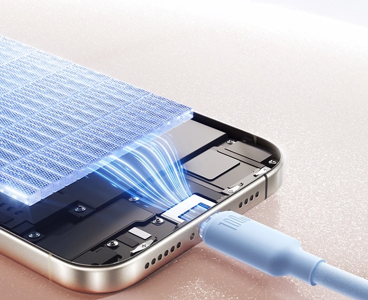 Cabo USB C 100W Silicone Espumado - Imagem 9