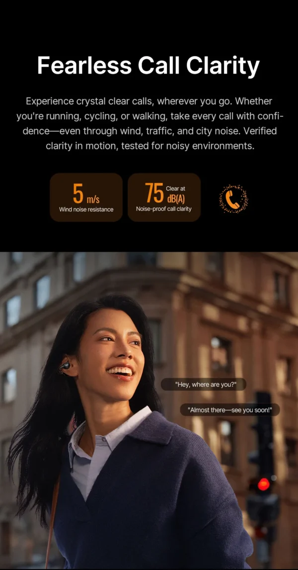 Fone de Ouvido Baseus Bluetooth 6.1 Inspire XC1 Orelha Aberta - Imagem 19