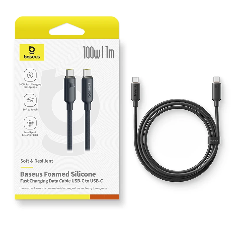 Cabo USB C 100W Silicone Espumado - Imagem 6