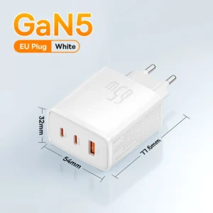Carregador GaN5 65W 3 em 1