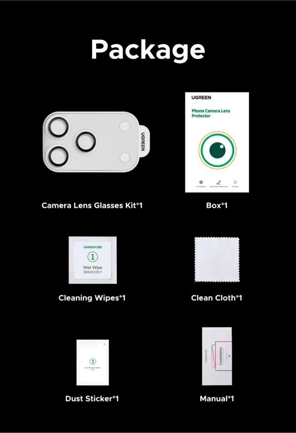 Protetor de Lente de Câmera UGREEN para iPhone 17 - Imagem 21