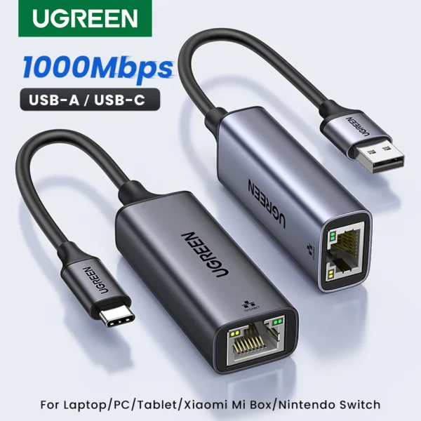 Adaptador UGREEN USB para RJ45