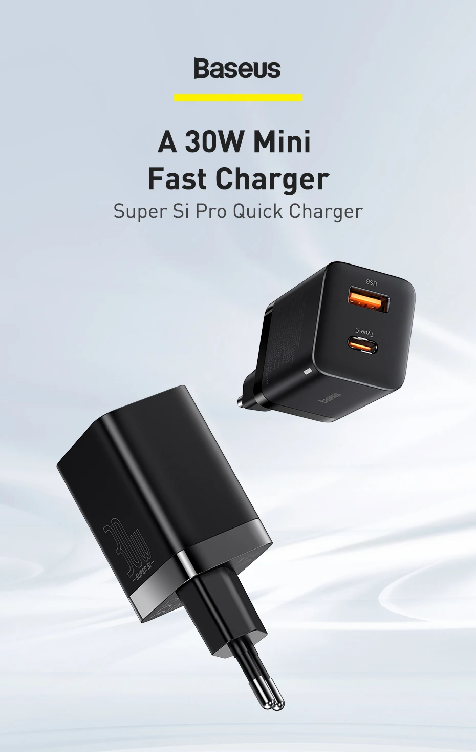 Kit Carregador 30W PD USB Tipo C + Cabo - Imagem 7