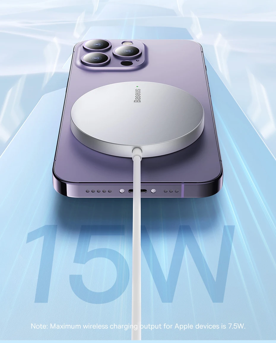 Carregador Magnético Sem Fio Mini3 15W - Imagem 10