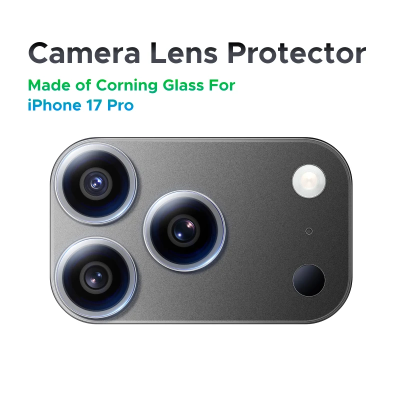 Protetor de Lente de Câmera Ugreen para iPhone 17 - Para iPhone 17 Pro