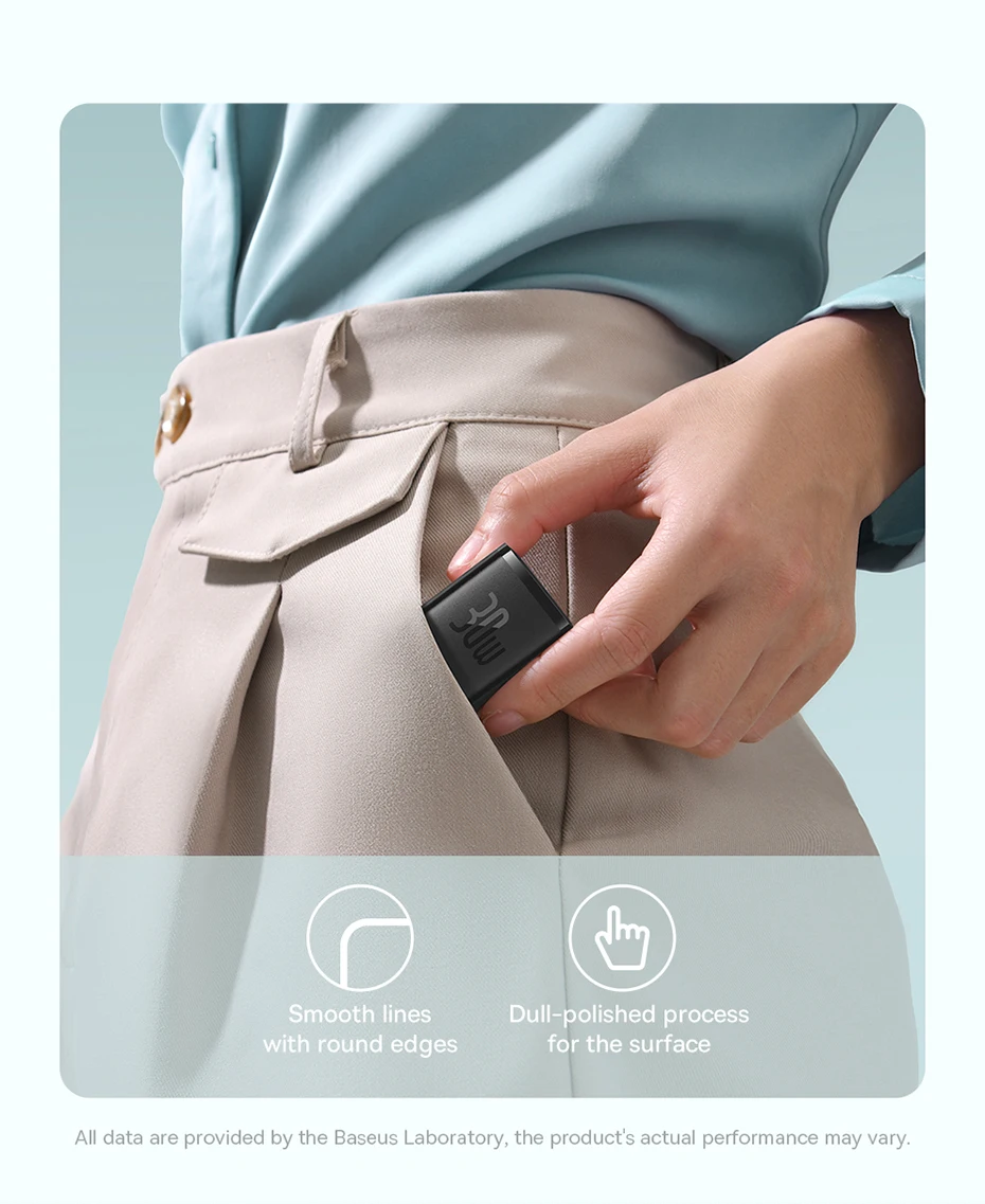 Carregador Mini 30W GaN5 PD USB C - Imagem 18