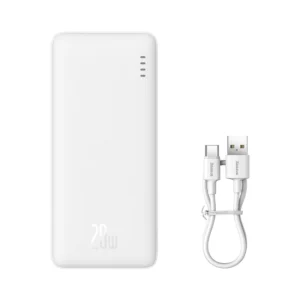 Power Bank Airpow Baseus 20W 10000mAh - Branco