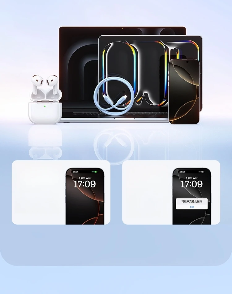 Cabo USB C 100W Silicone Espumado - Imagem 10