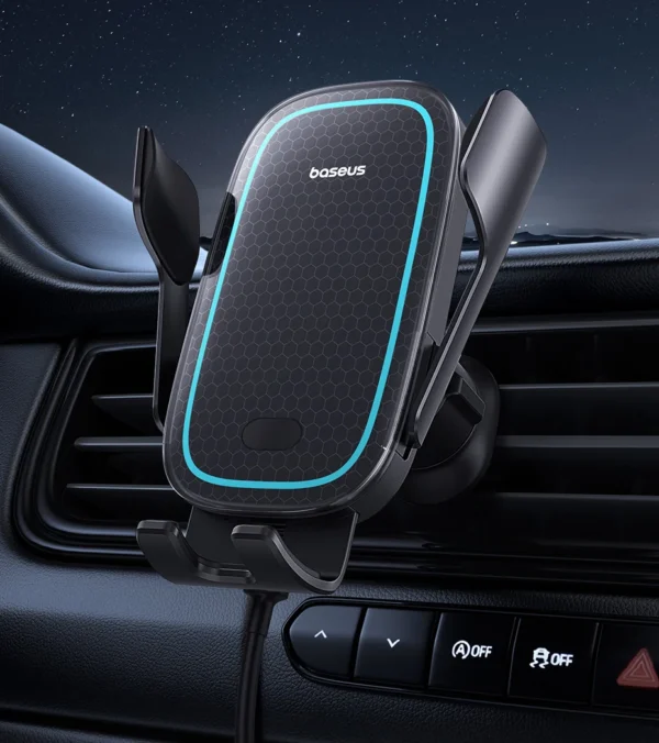 Suporte Veicular Elétrico com Carregamento Sem Fio 15W - Imagem 10