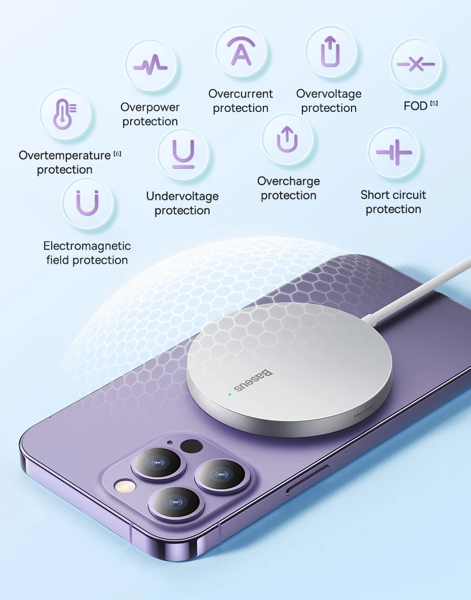 Carregador Magnético Sem Fio Mini3 15W - Imagem 19