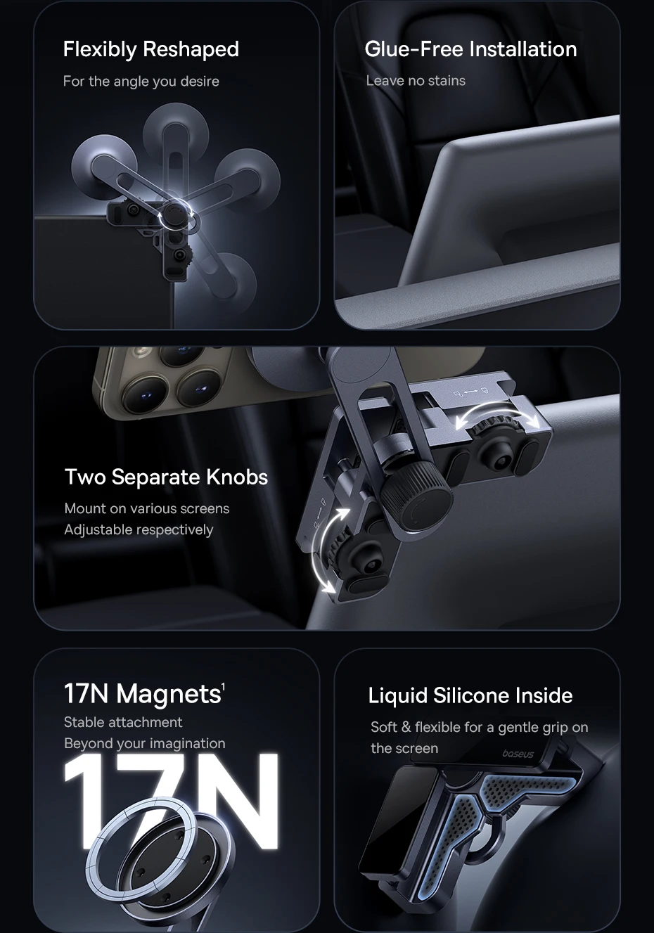 Suporte Magnético Veicular MaxView para Multimídia - Imagem 10