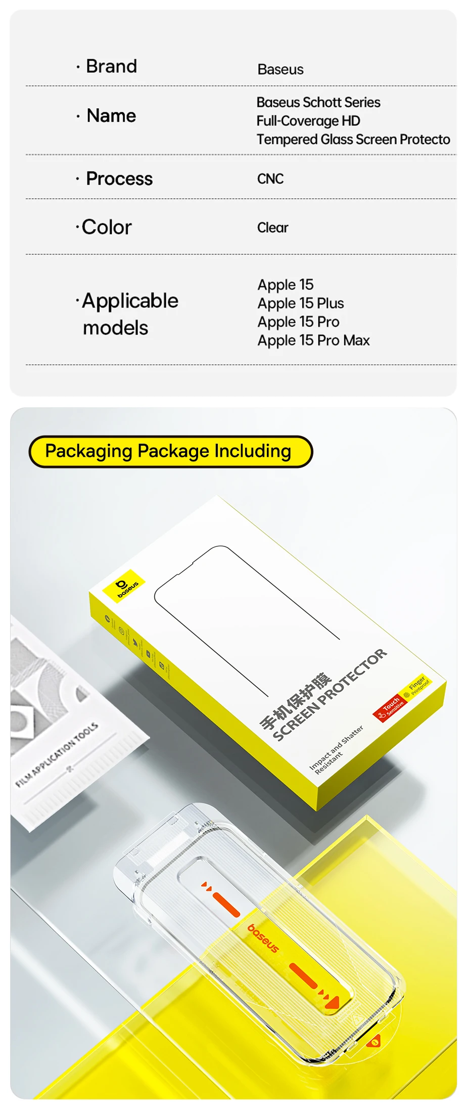 Película de Vidro Temperado para iPhone - Imagem 35