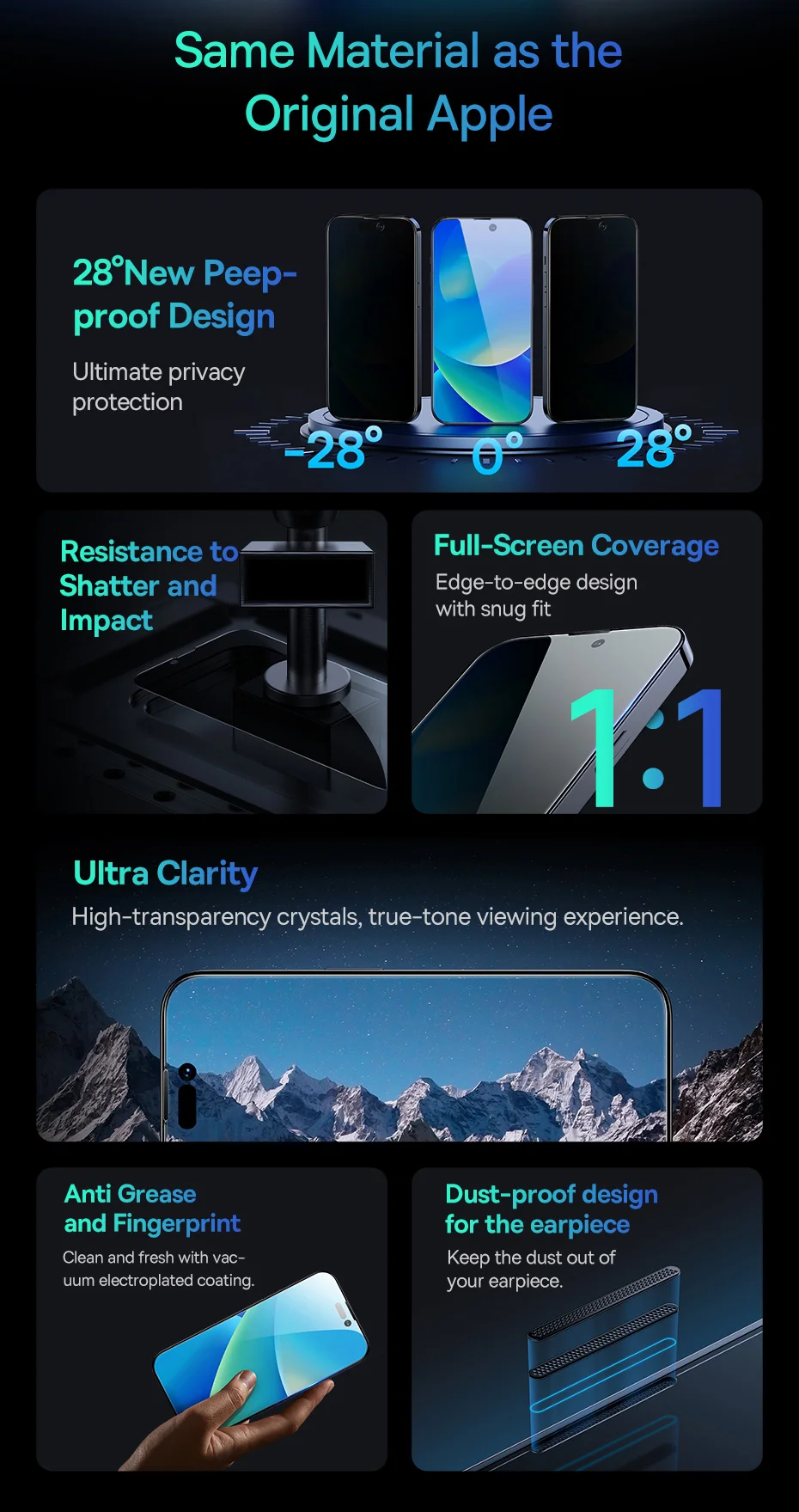 Película de Vidro Temperado para iPhone - Imagem 10