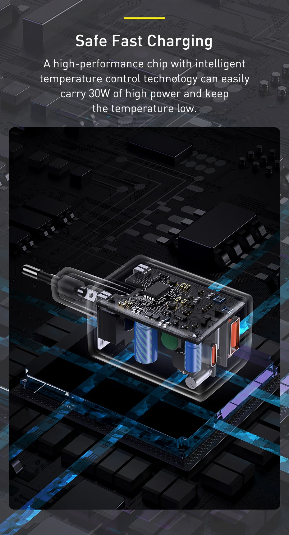 Kit Carregador 30W PD USB Tipo C + Cabo - Imagem 17