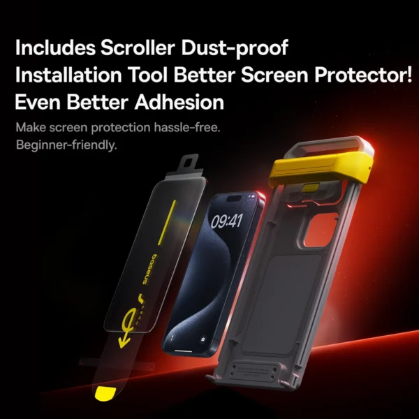 Película Protetora 3D Curvo Corning para iPhone 15 e 16 - Imagem 6