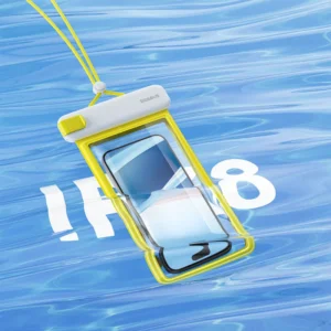 Capa Impermeável Baseus IPX8 Para Smartphone - Branco