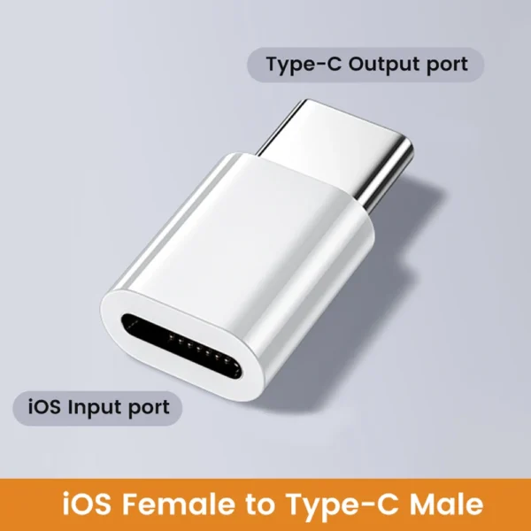 Branco - Lightning para USB C