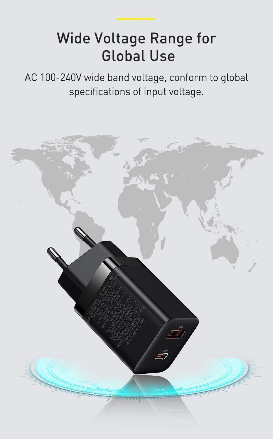 Kit Carregador 30W PD USB Tipo C + Cabo - Imagem 22