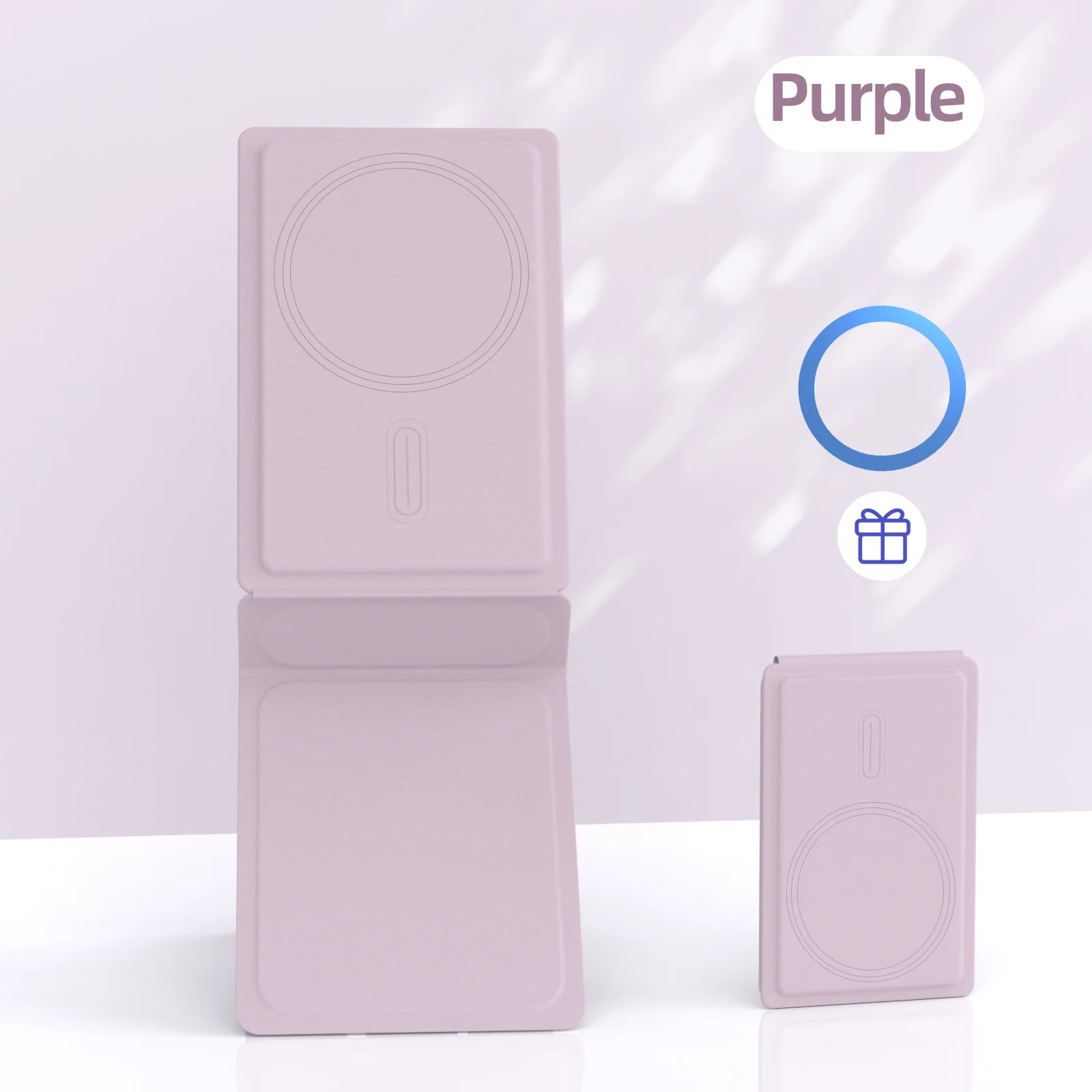 Suporte Magnético GOOJODOQ Ultra Fino para Smartphone - ROXO