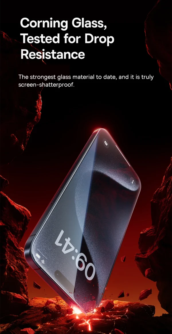 Película Protetora 3D Curvo Corning para iPhone 15 e 16 - Imagem 12