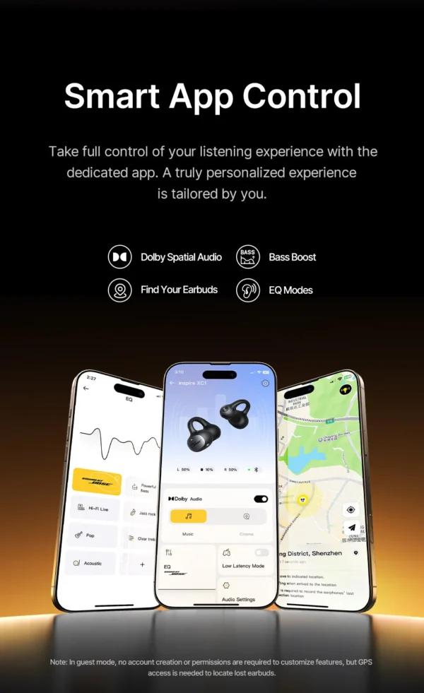 Fone de Ouvido Baseus Bluetooth 6.1 Inspire XC1 Orelha Aberta - Imagem 23