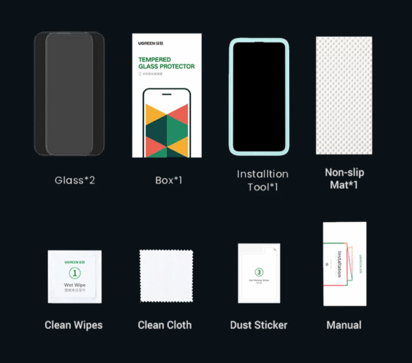 Kit Película Protetora + Protetor de Lente UGREEN para iPhone 17 - Imagem 2