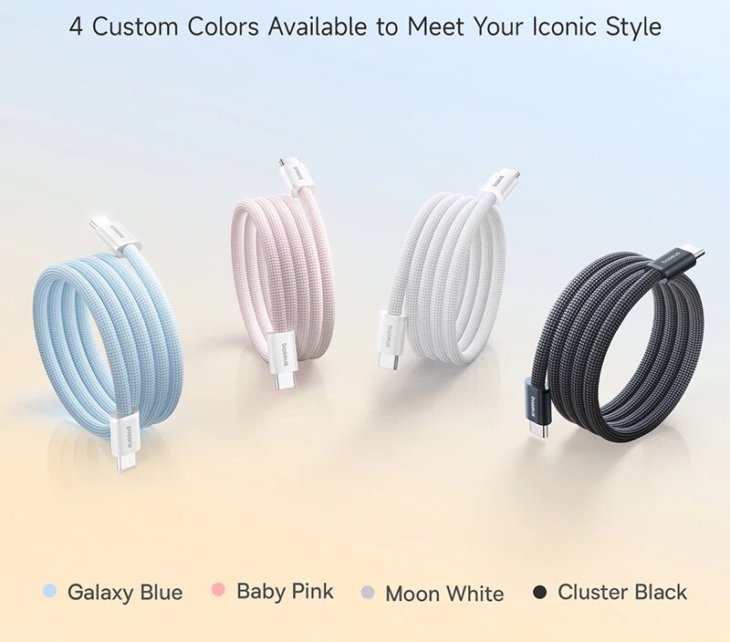 4 Cores – Cabo USB C 100W Dynamic 4