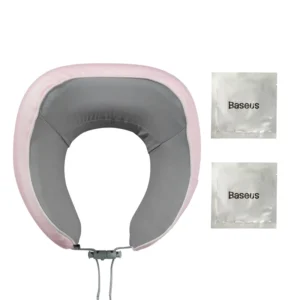 Travesseiro Baseus para pescoço em forma de U - Rosa