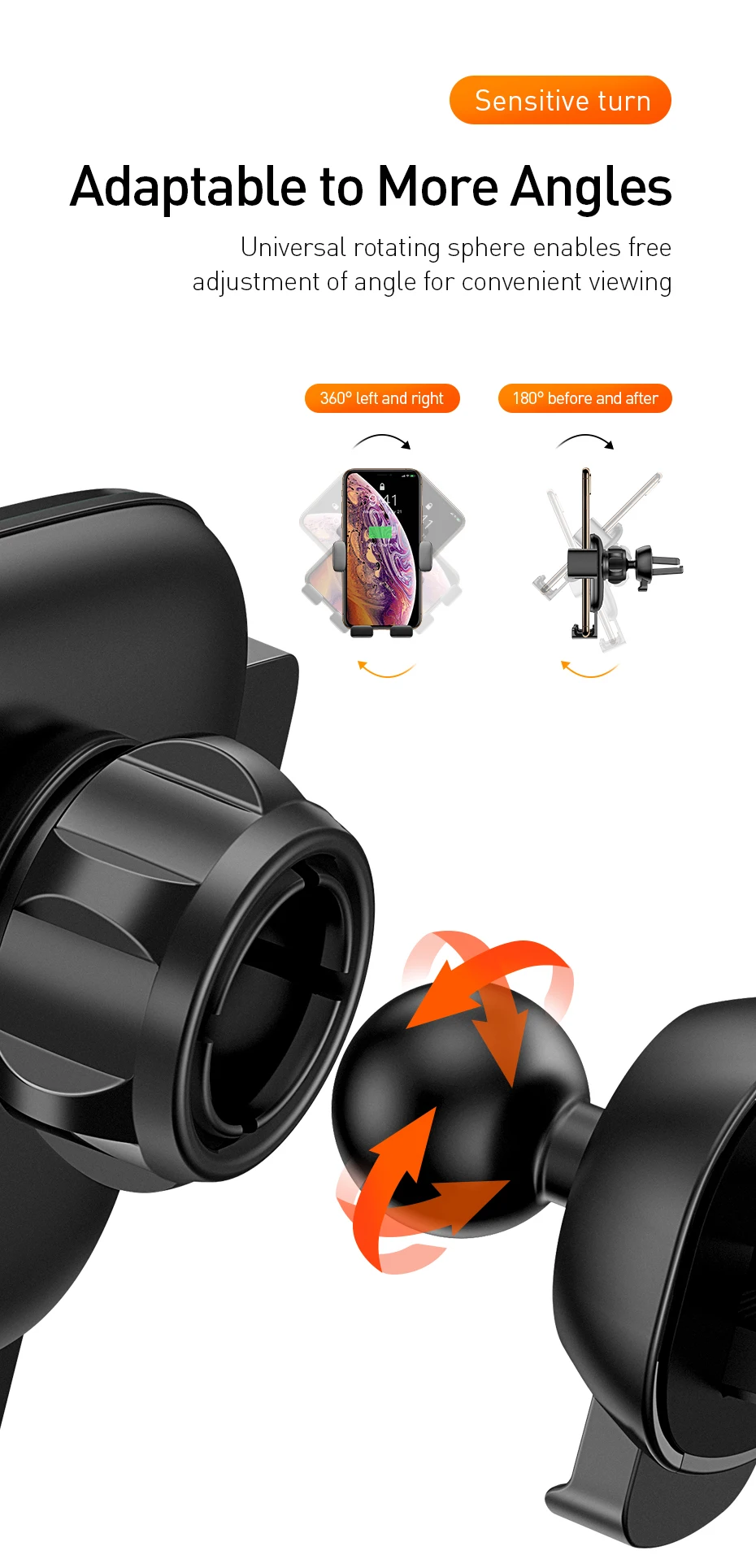 Suporte para telefone Baseus gravidade - Imagem 15