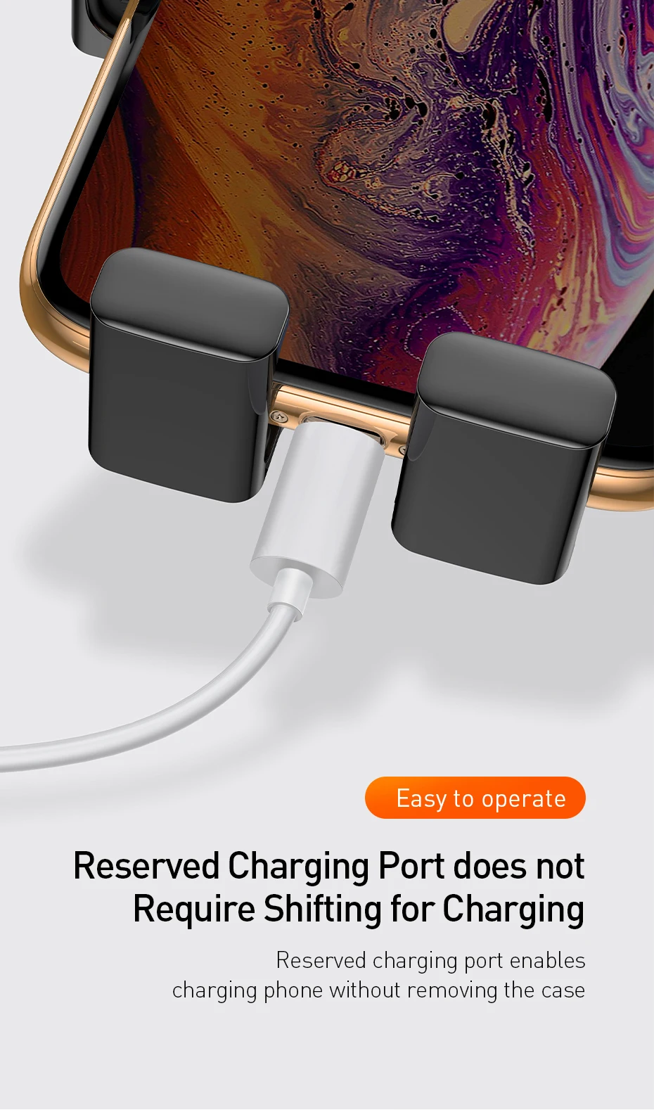 Suporte para telefone Baseus gravidade - Imagem 14