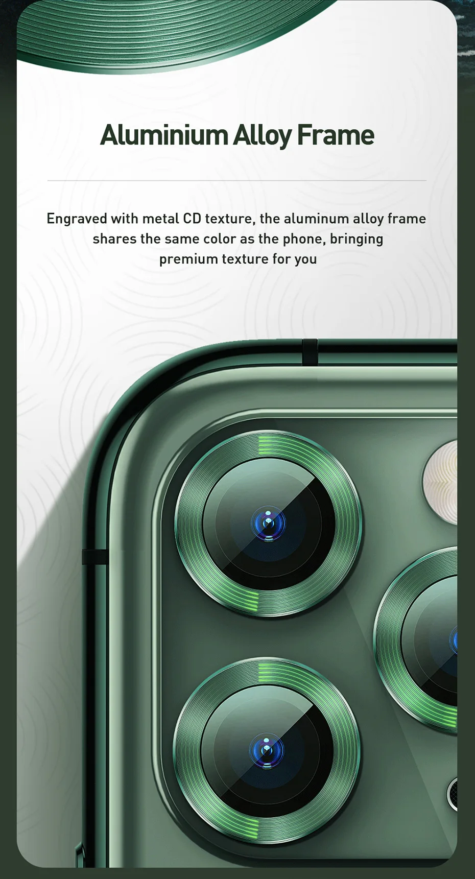 Protetor de lente de câmera traseira para iPhone 11 - Imagem 16