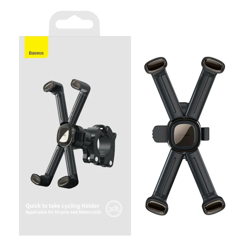 Suporte universal de telefone para bicicleta - Preto