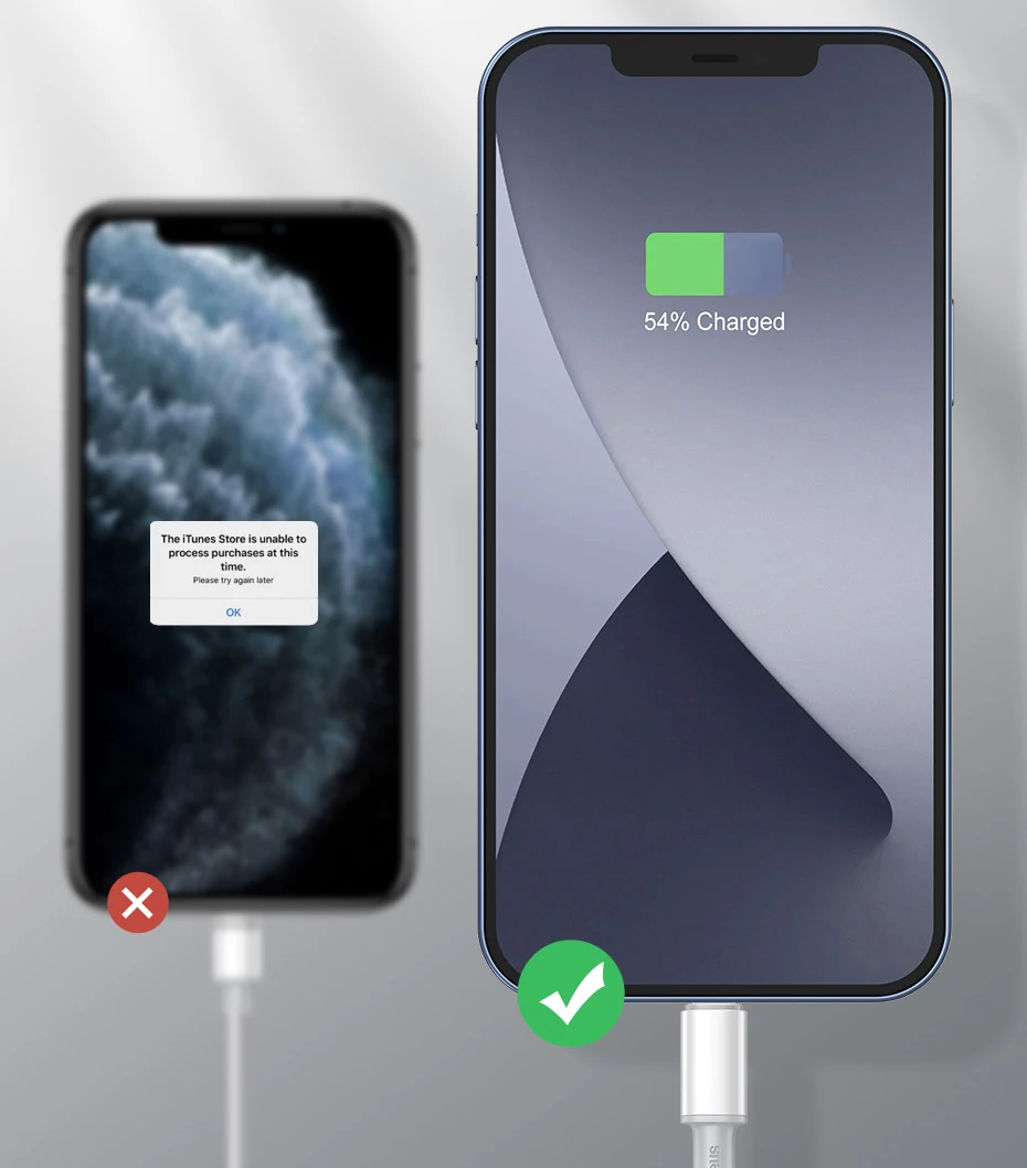 Kit 2 Cabos USB C Lightning PD 20W Carregamento Rápido - Imagem 17