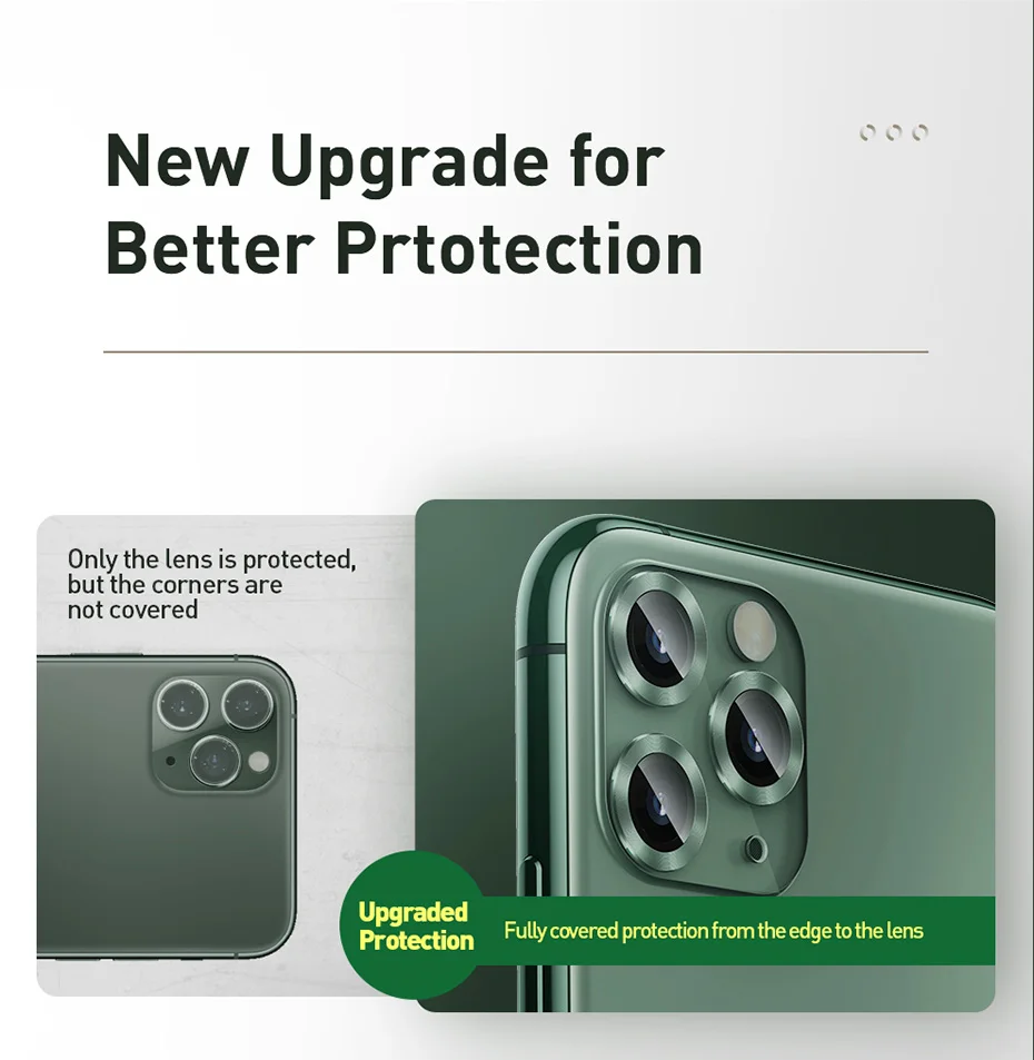 Protetor de lente de câmera traseira para iPhone 11 - Imagem 9