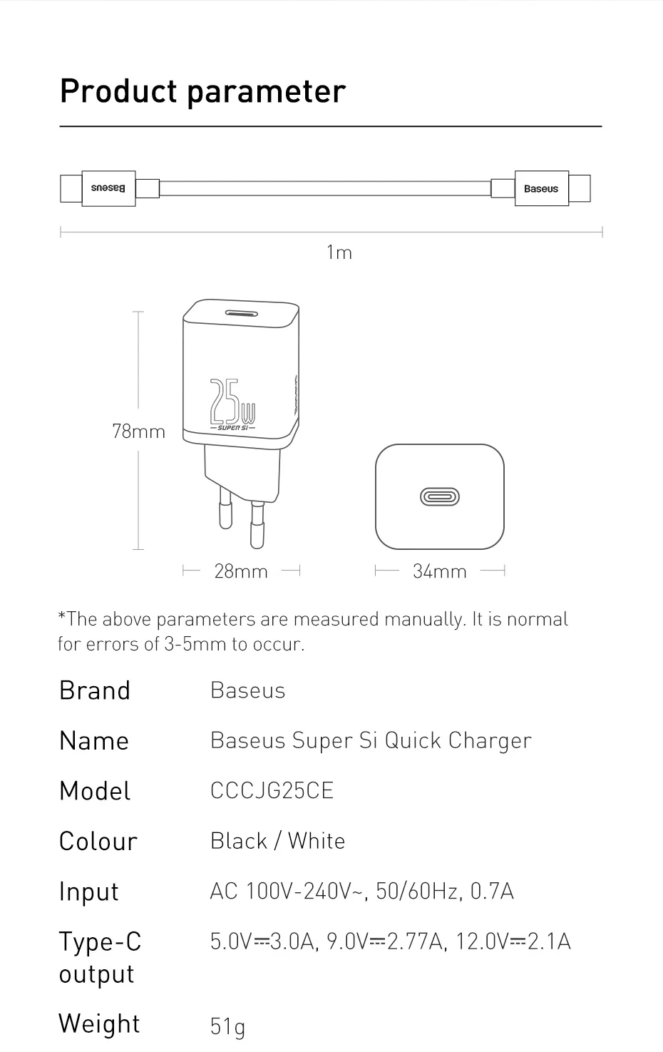 Kit Carregador 25W Mini Turbo com Cabo USB C - Imagem 18