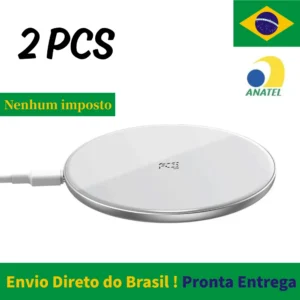 Kit 2 Carregadores Magnéticos 15W